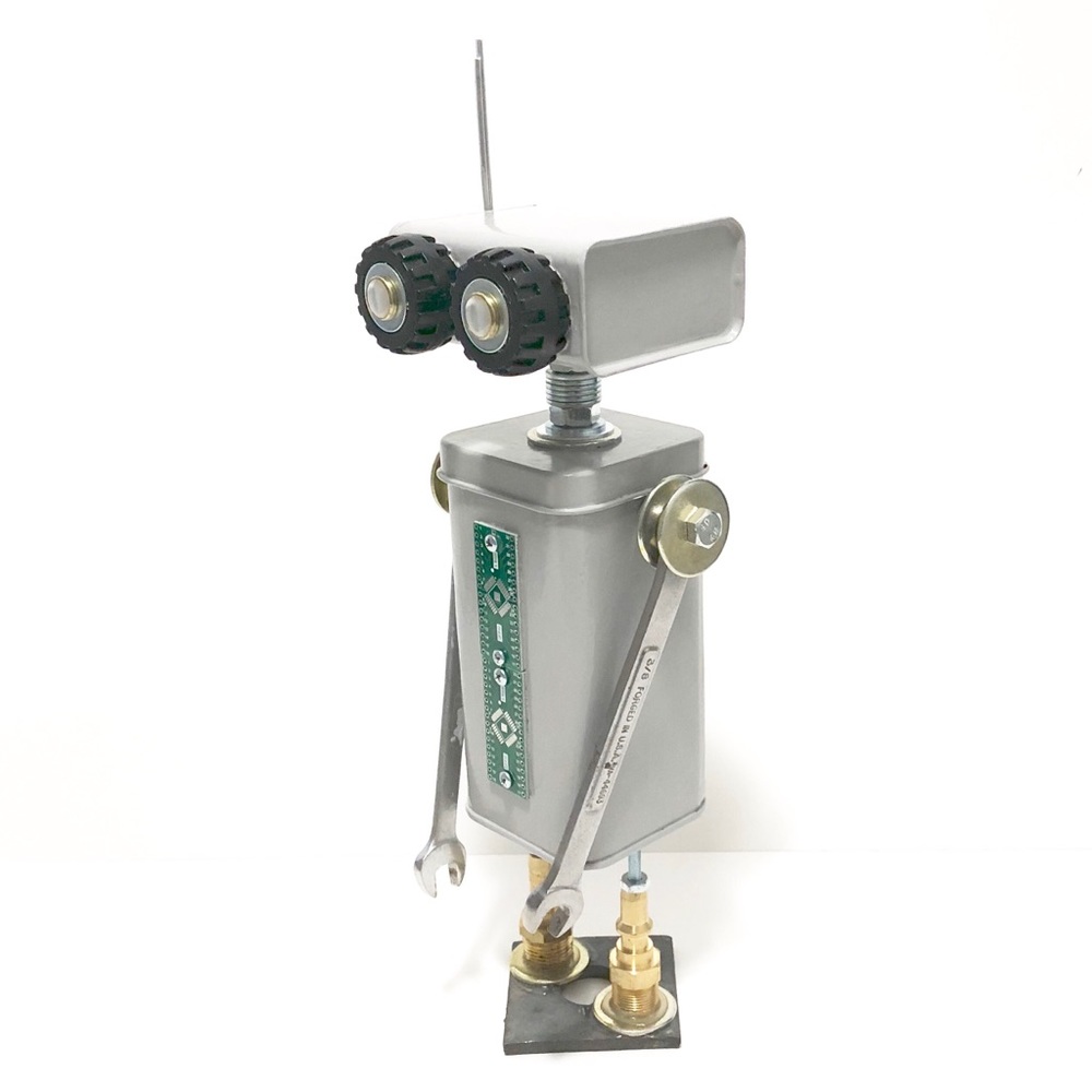 Found Objects Robot Sculpture - image 3
